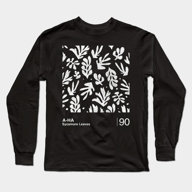 Sycamore Leaves / Minimalist Graphic Fan Artwork Design Long Sleeve T-Shirt by saudade